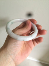 Load image into Gallery viewer, 57.9mm Certified Type A 100% Natural sunny green/purple/white Jadeite Jade bangle U87-0992