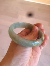 Load image into Gallery viewer, 56.8mm certified Type A 100% Natural green/brown/black Jadeite Jade bangle AR14-4311