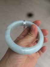 Load image into Gallery viewer, 57.6mm certified type A 100% Natural green jadeite jade bangle AS24-2107