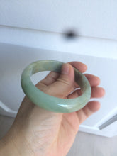 Load image into Gallery viewer, 56.8mm certified Type A 100% Natural green/brown/black Jadeite Jade bangle AR14-4311