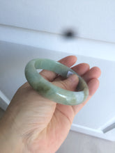 Load image into Gallery viewer, 56.8mm certified Type A 100% Natural green/brown/black Jadeite Jade bangle AR14-4311