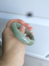 Load image into Gallery viewer, 56.8mm certified Type A 100% Natural green/brown/black Jadeite Jade bangle AR14-4311