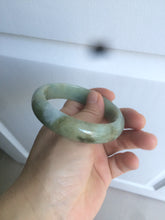 Load image into Gallery viewer, 56.8mm certified Type A 100% Natural green/brown/black Jadeite Jade bangle AR14-4311