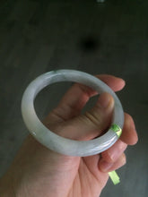 Load image into Gallery viewer, 56.4mm Type A 100% Natural light green Jadeite Jade bangle Q32