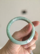 Load image into Gallery viewer, 56.6mm Certified Type A 100% Natural green Jadeite Jade bangle AS25-2481