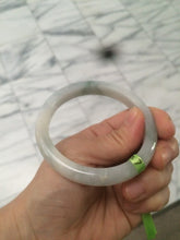 Load image into Gallery viewer, 56.4mm Type A 100% Natural light green Jadeite Jade bangle Q32