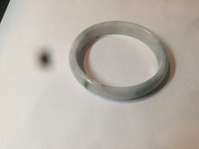 Load image into Gallery viewer, 52mm certified Type A 100% Natural green/white oval Jadeite Jade bangle AR70-4208
