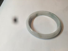 Load image into Gallery viewer, 52mm certified Type A 100% Natural green/white oval Jadeite Jade bangle AR70-4208