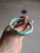Load image into Gallery viewer, 51.7mm certified Type A 100% Natural sunny green Jadeite Jade bangle AR68-0452