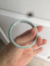 Load image into Gallery viewer, 51.7mm certified Type A 100% Natural sunny green Jadeite Jade bangle AR68-0452