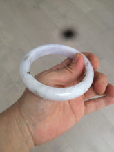 Load image into Gallery viewer, 59.4mm Certified type A 100% Natural light green/light purple/white Jadeite bangle J109-0514