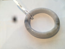 Load image into Gallery viewer, 53.5mm 100% natural Type A white/yellow/black jadeite jade bangle U83-3744