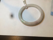 Load image into Gallery viewer, 57.9mm Certified Type A 100% Natural sunny green/purple/white Jadeite Jade bangle U87-0992