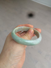 Load image into Gallery viewer, 50.5mm Certified Type A 100% Natural sunny green/purple oval Jadeite Jade bangle AT1-0683