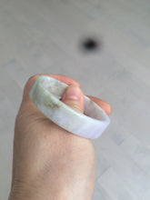 Load image into Gallery viewer, 51.5mm Certified Type A 100% Natural light purple/yellow/brown square Jadeite Jade bangle AC60-8067