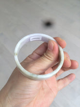 Load image into Gallery viewer, 51.5mm Certified Type A 100% Natural light purple/yellow/brown square Jadeite Jade bangle AC60-8067