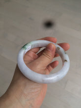 Load image into Gallery viewer, 59.7mm certified 100% Natural green/purple/white/brown jadeite Jade bangle J107-0542
