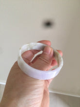 Load image into Gallery viewer, 51.5mm Certified Type A 100% Natural light purple/yellow/brown square Jadeite Jade bangle AC60-8067