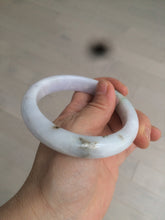 Load image into Gallery viewer, 59.7mm certified 100% Natural green/purple/white/brown jadeite Jade bangle J107-0542