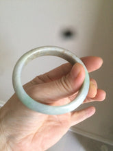 Load image into Gallery viewer, 50.5mm Certified Type A 100% Natural sunny green/purple oval Jadeite Jade bangle AT1-0683