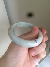 Load image into Gallery viewer, Sale! 53.9mm Type A 100% Natural light green/brown/red Jadeite Jade bangle Q91-8624