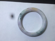 Load image into Gallery viewer, 55.5mm Certified 100% natural Type A green/purple/red (福禄寿)jadeite jade bangle U90-0518