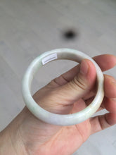 Load image into Gallery viewer, 56.5mm certified 100% natural Type A sunny green/brown/orange (Fu Lu Shou) jadeite jade bangle AC58-2477
