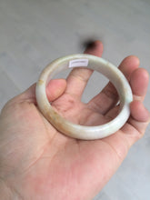 Load image into Gallery viewer, 56.5mm certified 100% natural Type A sunny green/brown/orange (Fu Lu Shou) jadeite jade bangle AC58-2477