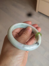 Load image into Gallery viewer, 58.3mm Certified 100% natural Type A green/purple jadeite jade bangle AJ23-6197