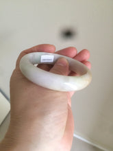 Load image into Gallery viewer, 56.5mm certified 100% natural Type A sunny green/brown/orange (Fu Lu Shou) jadeite jade bangle AC58-2477