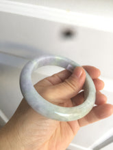 Load image into Gallery viewer, 57.5mm Certified Type A 100% Natural green purple jadeite jade bangle AM27-2119