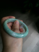 Load image into Gallery viewer, 56.6mm Certified Type A 100% Natural green Jadeite Jade bangle AS25-2481