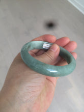 Load image into Gallery viewer, 56.2 mm certificated Type A 100% Natural green/orange Jadeite Jade bangle AC54-6339