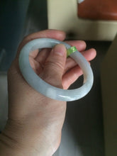 Load image into Gallery viewer, 56.4mm Type A 100% Natural light green Jadeite Jade bangle Q32