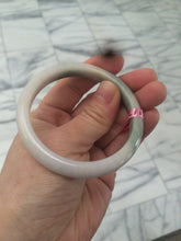 Load image into Gallery viewer, 53.6mm 100% natural Type A green/brown/white/light pink jadeite jade bangle Z18