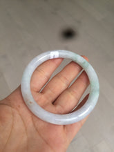 Load image into Gallery viewer, 57.8mm certified 100% natural light green/purple/orange (福禄寿) round cut jadeite jade bangle M74-3054