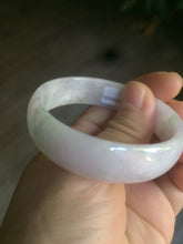 Load image into Gallery viewer, 50mm certified Type A 100% Natural green/purple/yellow (FU LU SHOU) Jadeite Jade bangle AS46-2626