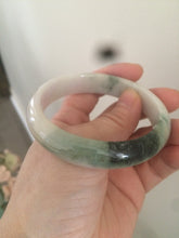 Load image into Gallery viewer, 56.7mm type A 100% Natural green/purple/pink/white (福禄寿)  Jadeite Jade bangle G52