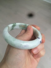 Load image into Gallery viewer, Sale! 57.4 mm Certified Type A 100% Natural green/purple/yellow(福禄寿) Jadeite Jade bangle Q92-2410