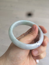 Load image into Gallery viewer, 56.5mm certified 100% natural Type A green purple jadeite jade bangle AM22-2821