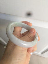Load image into Gallery viewer, 56.5mm certified 100% natural Type A green purple jadeite jade bangle AM22-2821