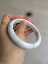 Load image into Gallery viewer, 59.8mm Certified 100% Natural Type A green white purple Jadeite Jade bangle AM21-9549
