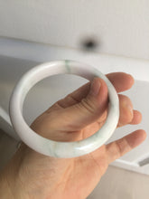 Load image into Gallery viewer, 59.8mm Certified 100% Natural Type A green white purple Jadeite Jade bangle AM21-9549