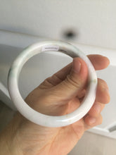 Load image into Gallery viewer, 59.8mm Certified 100% Natural Type A green white purple Jadeite Jade bangle AM21-9549