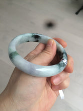 Load image into Gallery viewer, 58.8mm Certified Type A 100% Natural light green/purple jadeite jade bangle Q98-1403