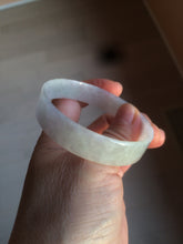 Load image into Gallery viewer, 53.5mm Certified Type A 100% Natural green purple thin jadeite jade bangle AQ50-2834