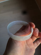 Load image into Gallery viewer, 53.5mm Certified Type A 100% Natural green purple thin jadeite jade bangle AQ50-2834