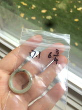 Load image into Gallery viewer, 100% natural type A green/white/yellow/dark green jadeite jade band ring Q150 (Add on item, not sale individually.)