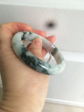 Load image into Gallery viewer, 58.8mm Certified Type A 100% Natural light green/purple jadeite jade bangle Q98-1403