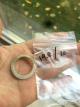 Load image into Gallery viewer, 100% natural type A green/white/yellow/dark green jadeite jade band ring Q150 (Add on item, not sale individually.)